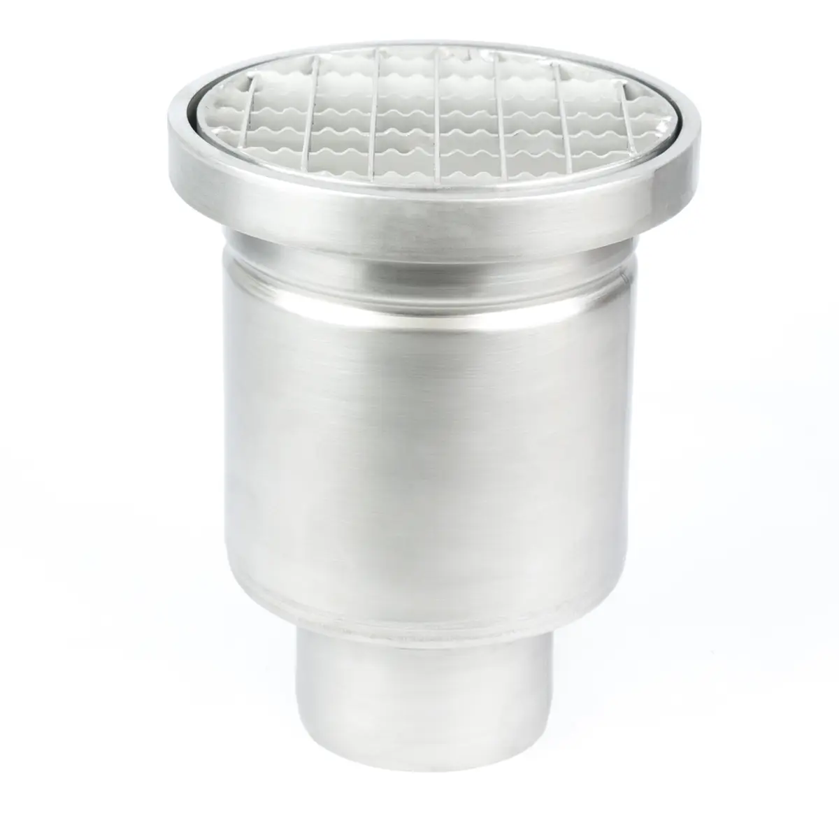 Scarico puntuale in acciaio inox con coperchio antiscivolo 25mm