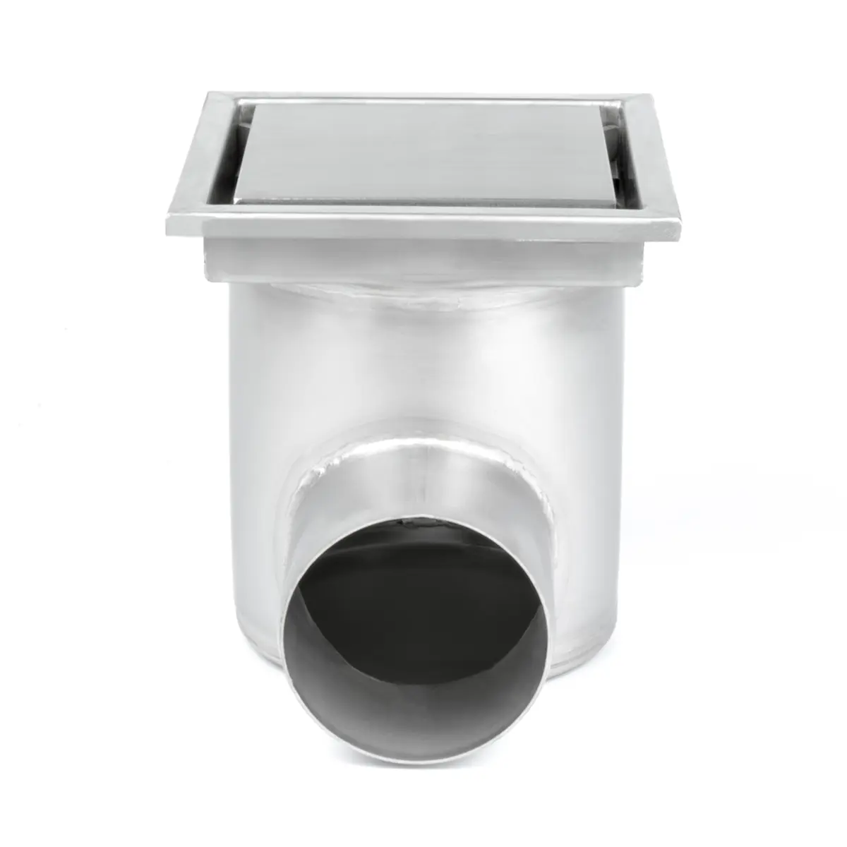 Griglia di drenaggio laterale in acciaio inox 250x250