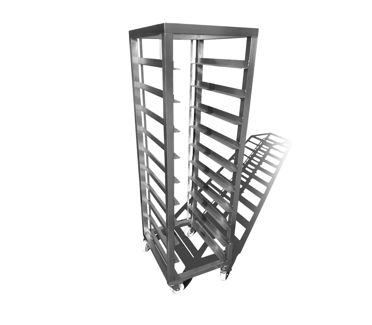 Carrello di trasporto in acciaio inossidabile