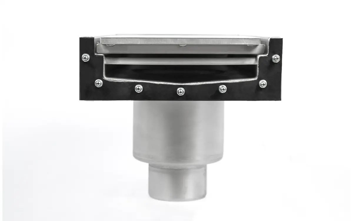 Drenaggio per grondaie in acciaio inox