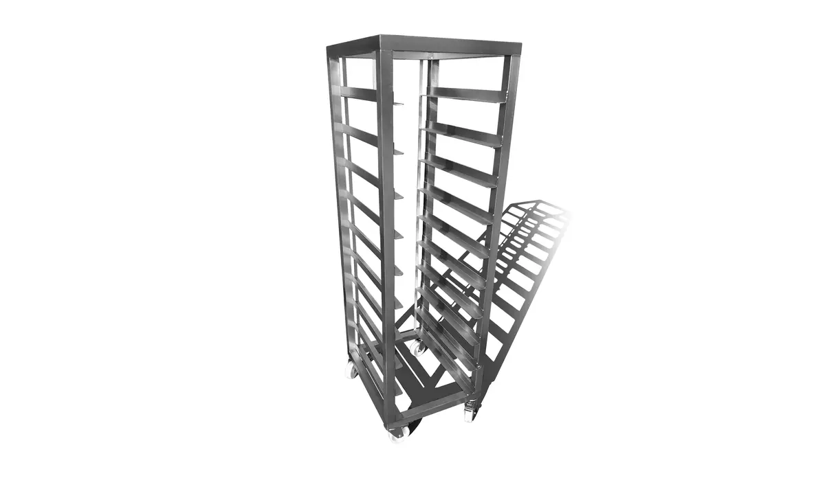 Carrello di trasporto in acciaio inox