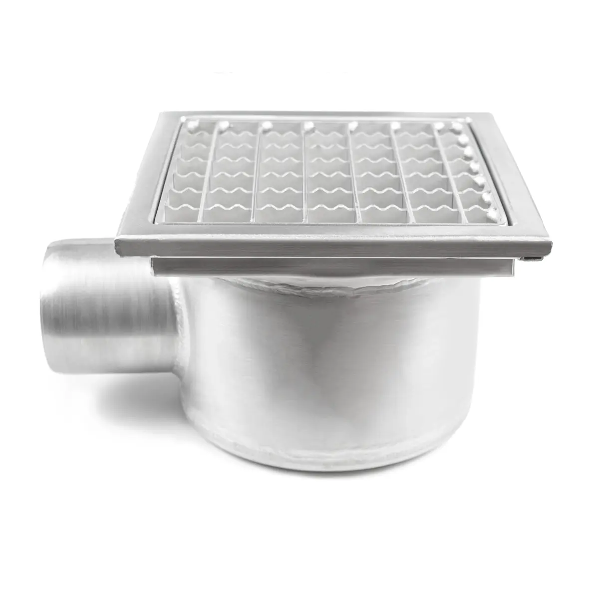 Scarico a pavimento BK_KRD 250x250mm con coperchio antiscivolo