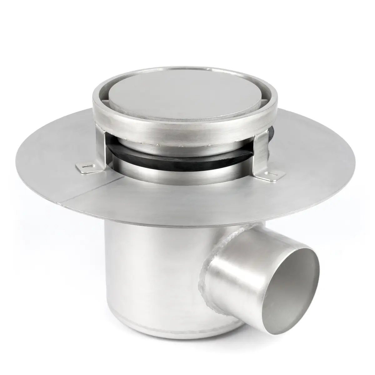 Sifone laterale rotondo a due parti BK_KROB 210mm