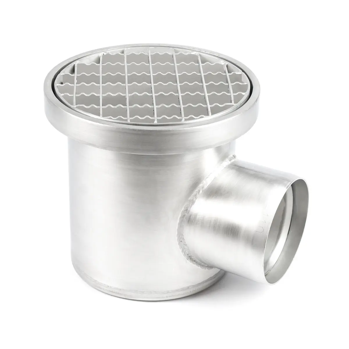 Scolo laterale rotondo con coperchio antiscivolo