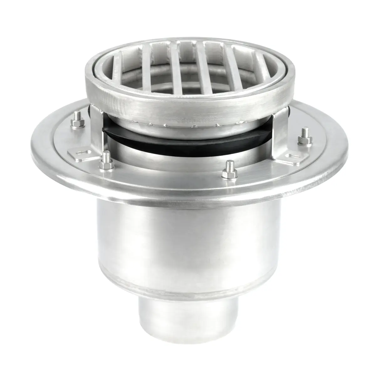 Scarico a pavimento verticale a due parti BK_KROD 210mm