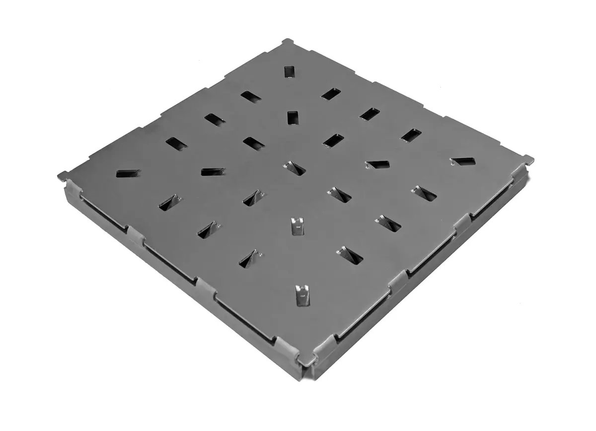Piastre da pavimento in acciaio inox