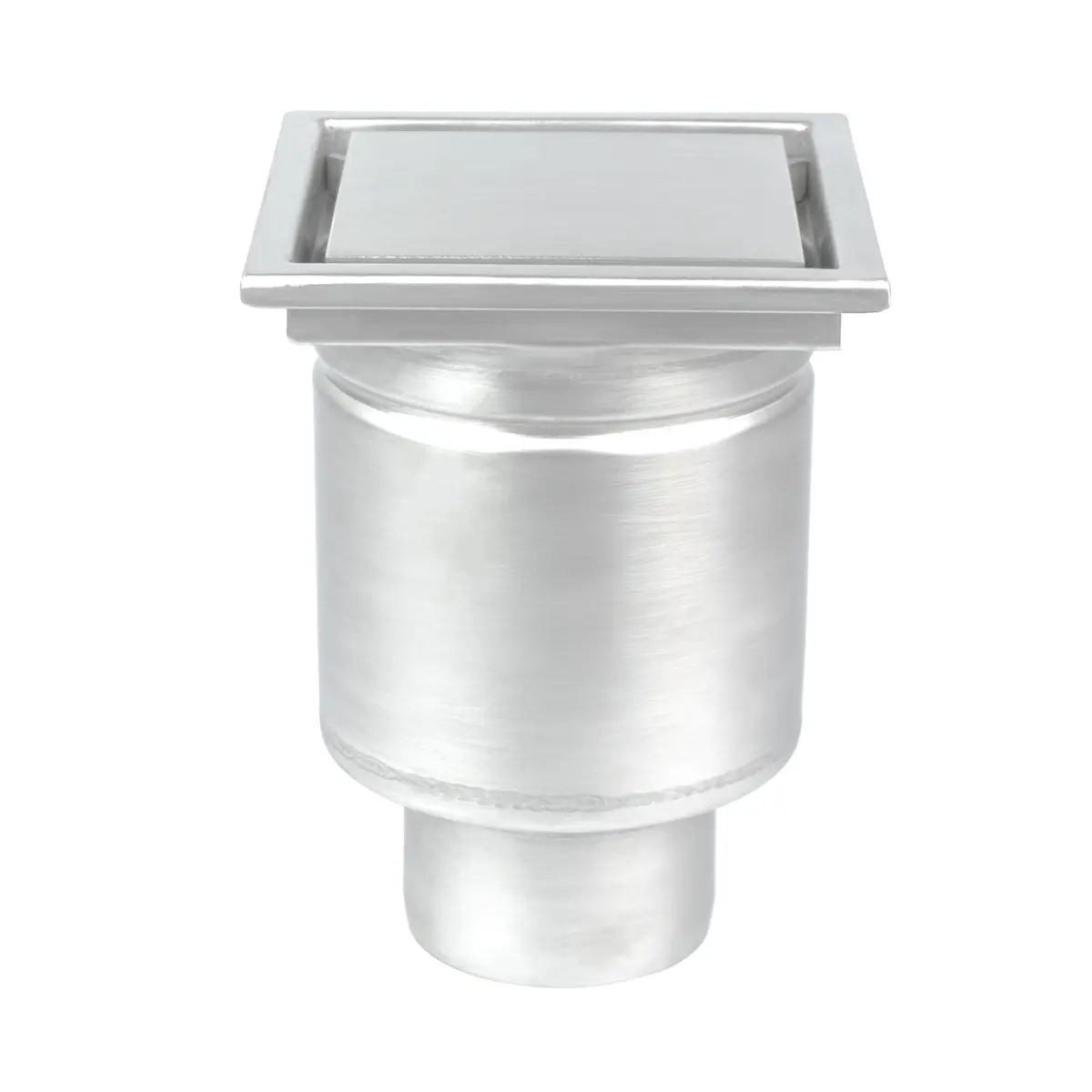 Griglia di scarico in acciaio inox 200x200